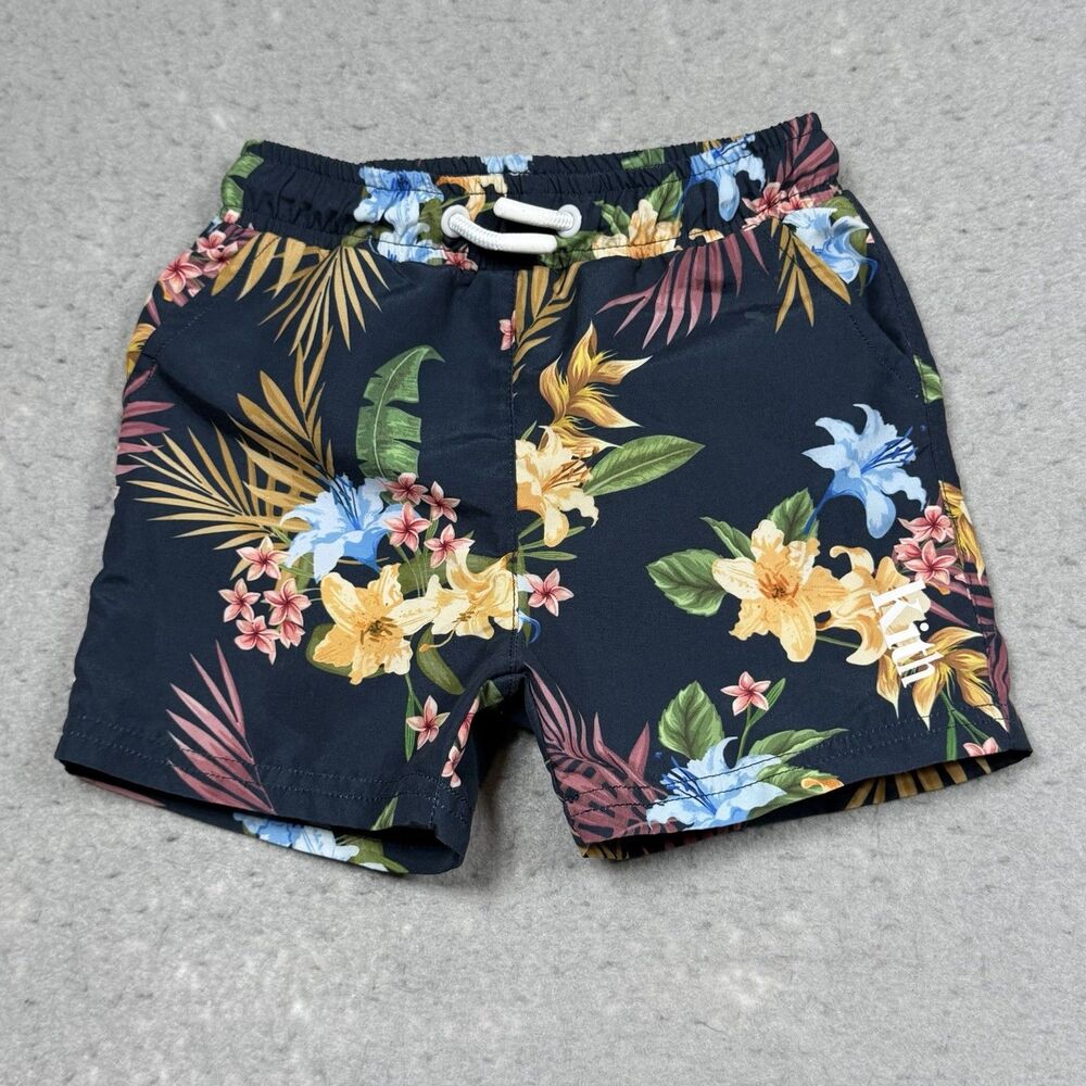 Kith Kids Baby Boys Swim Shorts Baby Boy Size 3-6 Months Floral Multi Colored